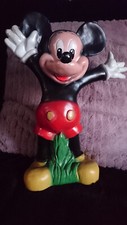 FIGURINE COLLECTOR  MICKEY  (plastique dur) - 36cm haut 29 cm L -10 P-RARE-