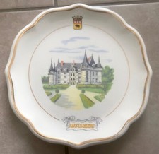 GIEN Assiette faïence série Châteaux de la Loire - Modèle Azay-le-Rideau