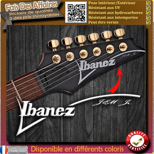 Sticker autocollant ibanez - autocollant,