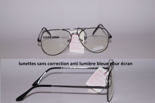 Lunettes sans correction - correction, anti