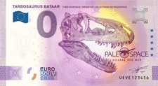 Billet Souvenir 2023 France Tarbosaurus Bataar