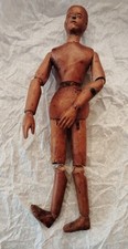Ancien mannequin articulé  bois antique  Lay  wood  MANNEKIN 33cm as is