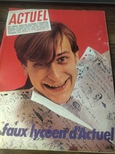 Actuel . Le Faux Lycéen d' Actuel . No. 13 . Novembre 1980