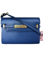Saint Laurent YSL Manhattan Handbag Navy Blue