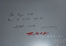 ENVOI AUTOGRAPHE ZAO WOU KI