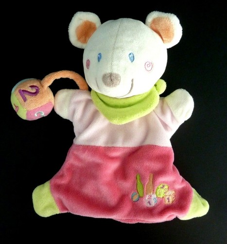 Doudou marionnette pommette - doudou,