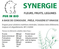 Purin Synergie 20L Pur in Bio, consoude, prêle, fougère, vinasse, fertilisant