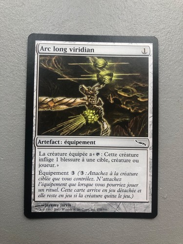 Mtg mirrodin viridian longbow - mtg,