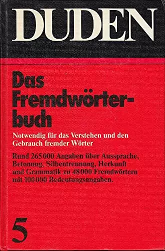 Duden fremdworterbuch inc - duden,