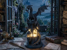 Lampe Dragon - Gardien de la