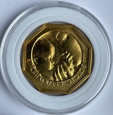 Médaille jeton de voeux,   ENFANT VOUS ETES L'AUBE, SUP.