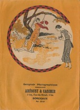 Grande et ancienne pochette photo KODAK - PATHE - Photographe BORDEAUX vers 1920