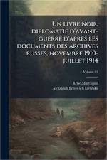 Un livre noir, diplomatie