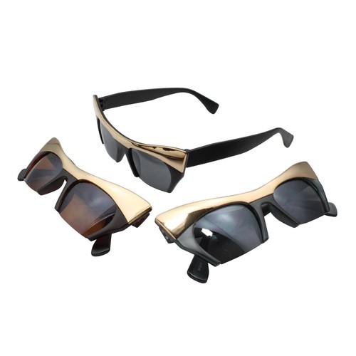 Lunettes soleil rétro - de,