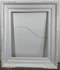 Cadre ancien sculpté style Montparnasse 6F Feuillure:41x33,5cm Entier:54x46cm