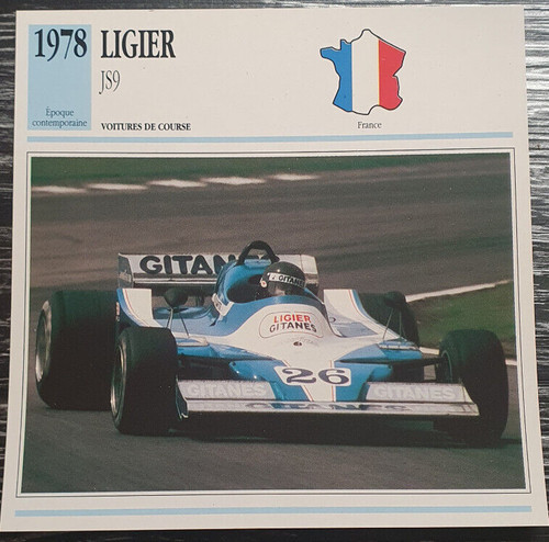 Ligier js9 carte edition - ligier, atlas