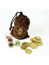 Pirate Butin Sac Pirates Accessoire de Caraïbes Pièces & Bijoux Déguisement