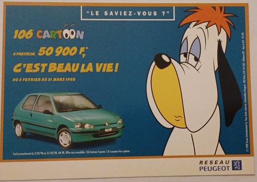 Peugeot 106 cartoon - peugeot,