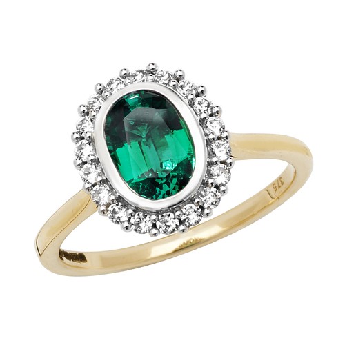 Bague solitaire jaune - bague,