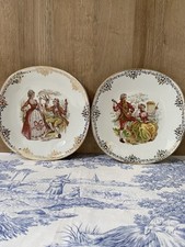 2 Assiettes Porcelaine Impérial CHADELAUD
