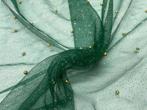Tissu tulle paillette - tissu,