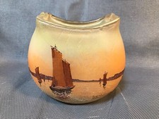 Ancien beau vase en pate de verre dégagé à l'acide signé Legras début 20ème