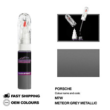 POUR PORSCHE METEOR GREY M7W Kit de fixation pinceau stylo peinture retouche ...