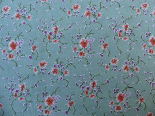 Coupon tissu ancien french - tissu,