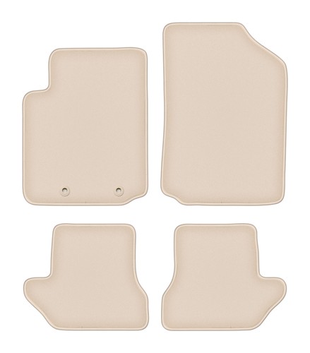 Tapis sol velours beige - tapis,