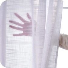 Rideau Voilage Blanc 140x145