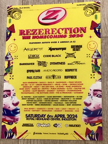 Rezerection 2024 edinburgh gig - rezerection,