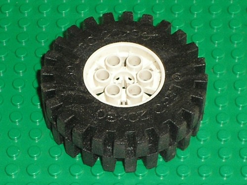 Roue lego technic white wheel - roue,