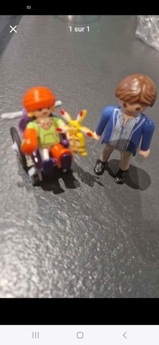 Playmobil enfant avec fauteuil - playmobil,