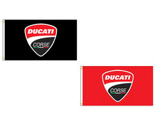 Ducati Corse flag drapeau 90x150cm ou 60x90cm/3x5ft or 2x3ft