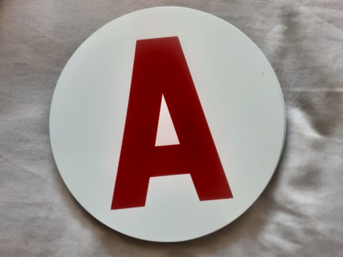Disque jeune conducteur - a,