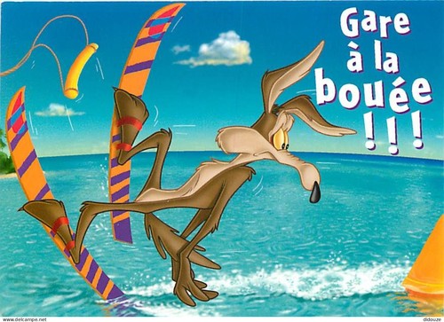 Carte postale bandes - carte,