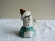 Salière clown faïence