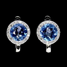 925 Argent Sterling Boucles