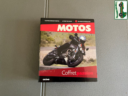 Livre carte fiche - livre, moto
