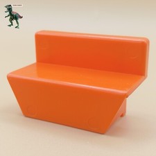 Playmobil-chaise orange-caravane-vacances-été-famille-vintage-3249