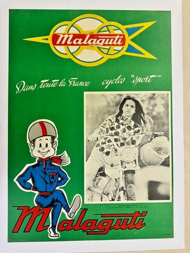 Malaguti affiche ancienne - malaguti,