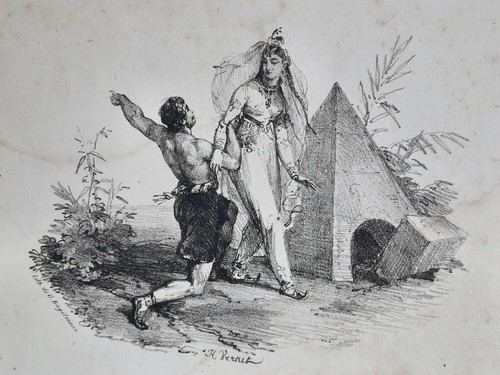 Horace vernet lithographie - horace,