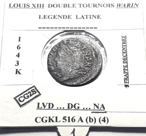 Louis xiii double tournois - louis,