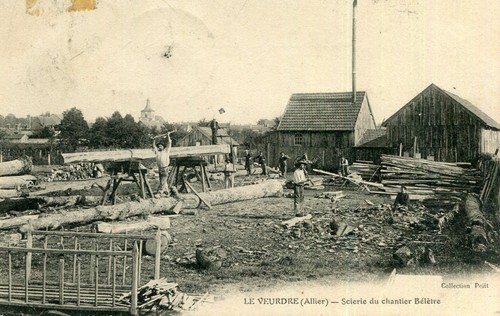 Veurdre scierie chantier - scierie, du