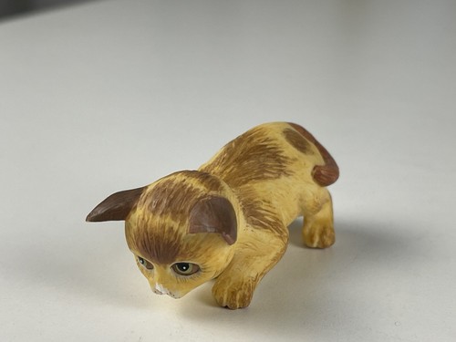 Figurine porcelaine chat - porcelaine,