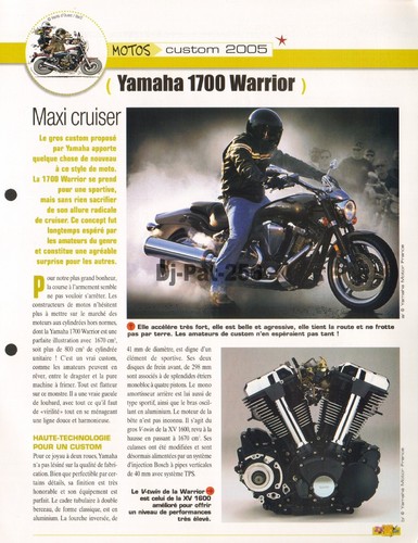 Fiche moto yamaha xv - moto,