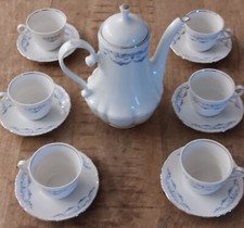 service Schirnding Bavaria Vintage lot tasse café thé théière soucoupe porcelain