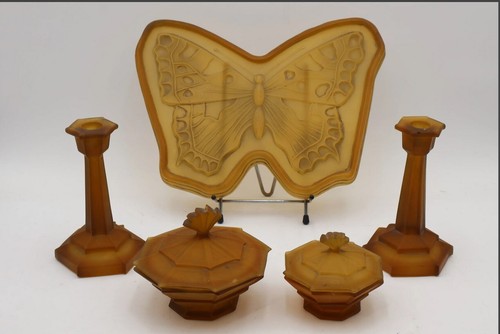 Bougeoir ancien verre - en,