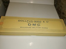 Ancienne boite coton à broder 36 écheveaux DMC N° 25  96 métres