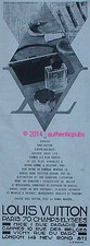 PUBLICITE LOUIS VUITTON GARNITURES DE COIFFEUSE MALLE BAGAGE DE 1930 FRENCH AD